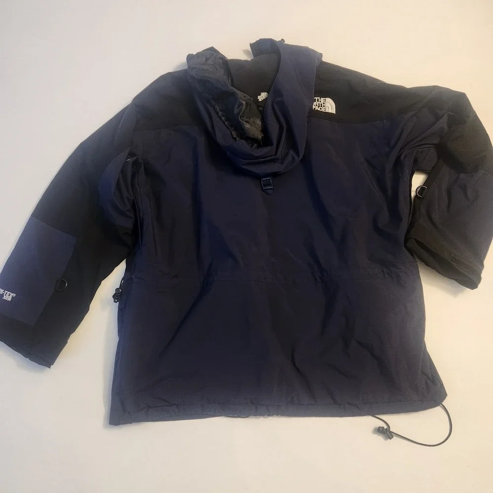 The North Face Summit Series Gore-Tex XCR Jacket Mens XXL Navy Black Parka Hood